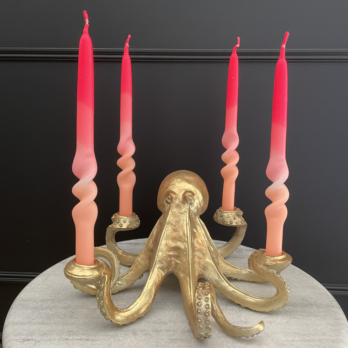 Gold Octopus Candle Holder – Elegant Centerpiece for Stylish Spaces 0