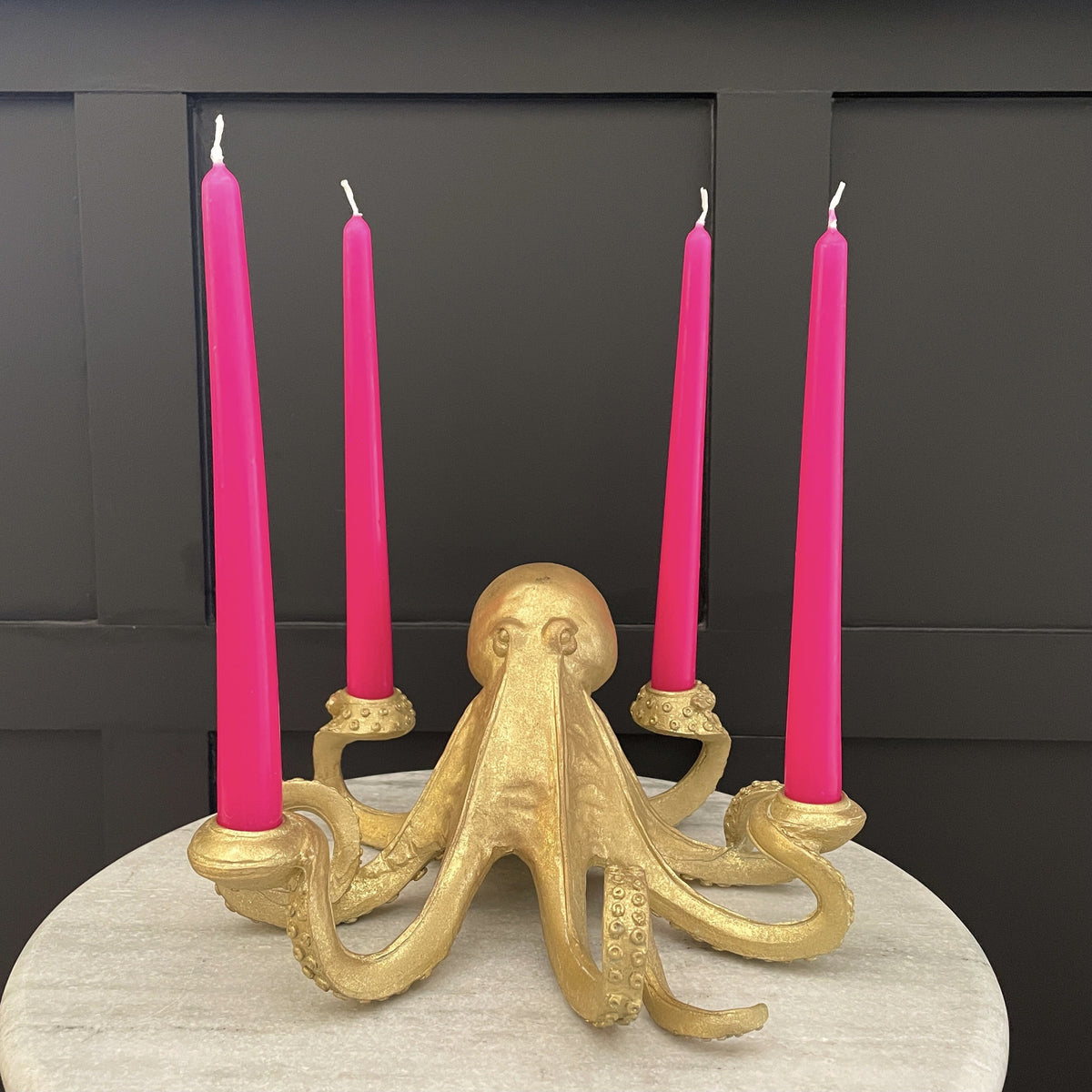 Gold Octopus Candle Holder – Elegant Centerpiece for Stylish Spaces 1