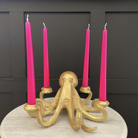 Gold Octopus Candle Holder – Elegant Centerpiece for Stylish Spaces 1