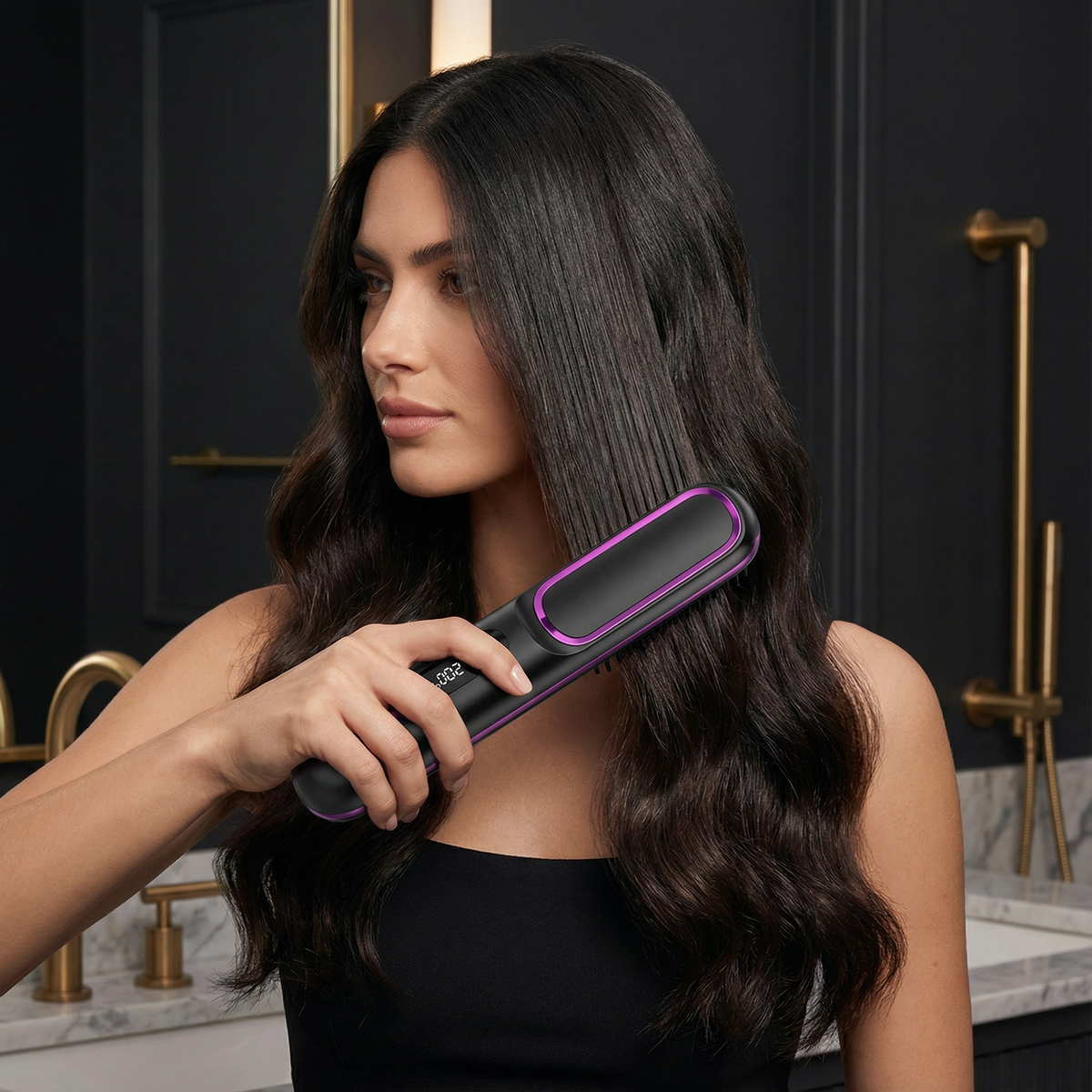 HeatStyler Curling Wand – Achieve Gorgeous Waves Effortlessly 1