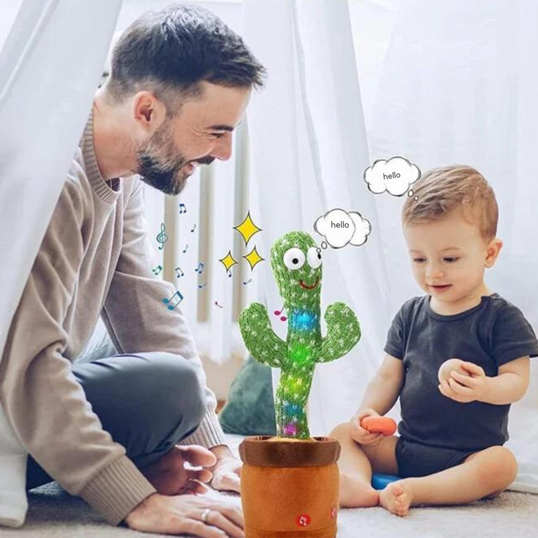 Interactive Speaking Cactus Toy – Musical Fun For Engaging Playtime 0