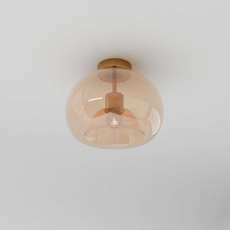 Lance Flush Mount Ceiling Light – Stylish Hand-Blown Glass Illumination 0