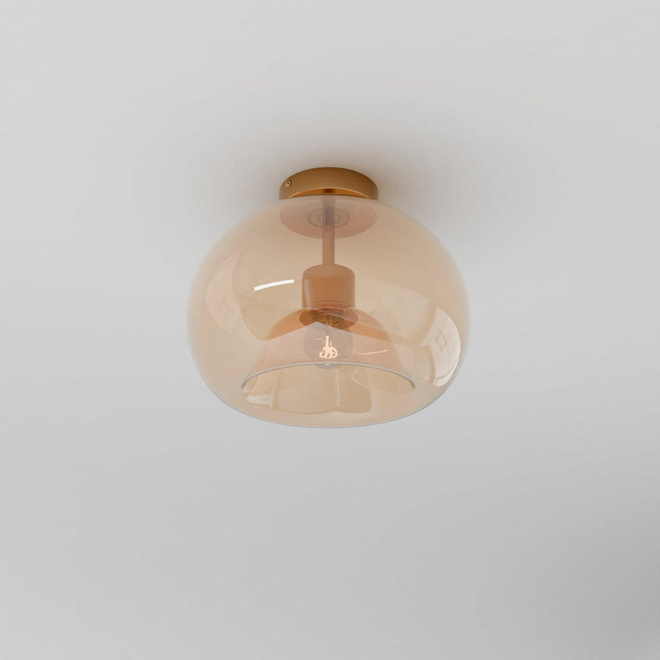 Lance Flush Mount Ceiling Light – Stylish Hand-Blown Glass Illumination 0