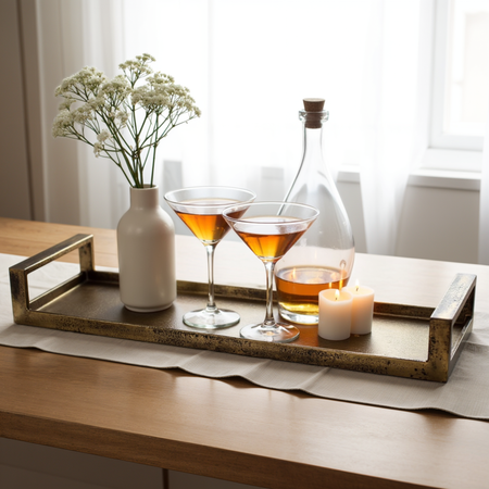 Longford Rectangular Decorative Tray – Perfect For Candles And Elegant Displays 7