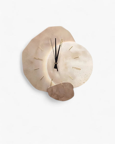 Lune Aura Modern Wall Clock – Elegant Moon Motif for Stylish Interiors 2