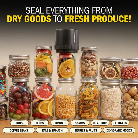 Mason Genie® Vacuum Sealer Kit – Effortless Food Preservation With Airtight Seals 3