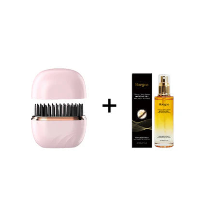 Mini Cordless Hair Straightener Comb – Effortless Smooth Styling Anytime 16