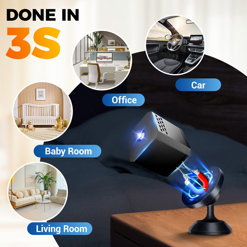 Mini Smart HD Security Camera – Reliable Night Vision Surveillance 3