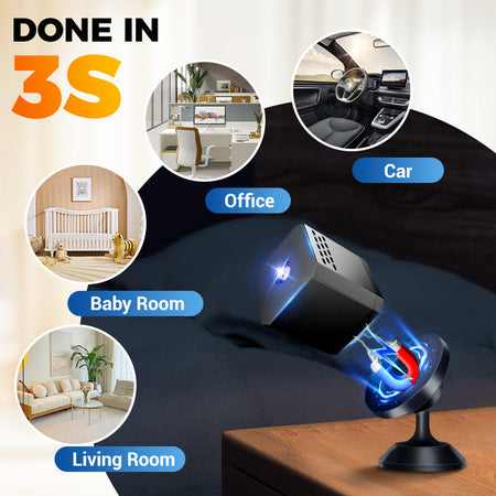 Mini Smart HD Security Camera – Reliable Night Vision Surveillance 3