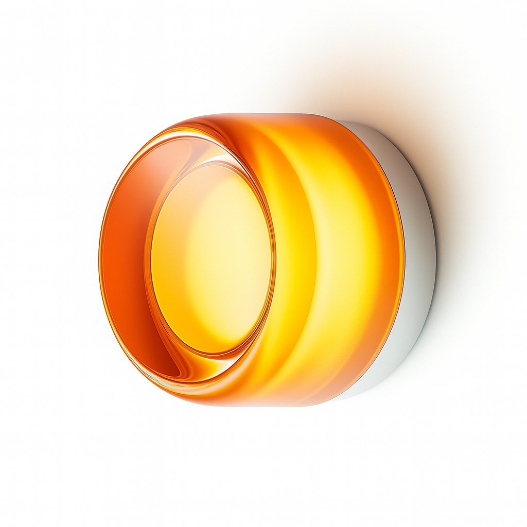 Modern LED Wall Lamp – Warm Amber Glow For Elegant Spaces 0