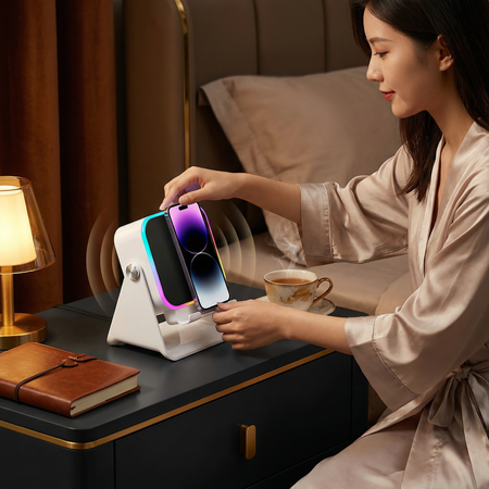 Multifunctional Bluetooth Speaker – Clear Sound with Ambient Lighting 2