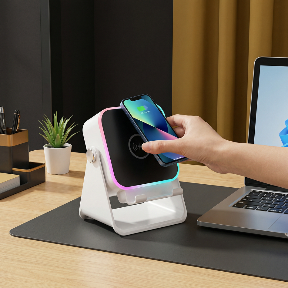 Multifunctional Bluetooth Speaker – Clear Sound with Ambient Lighting 7