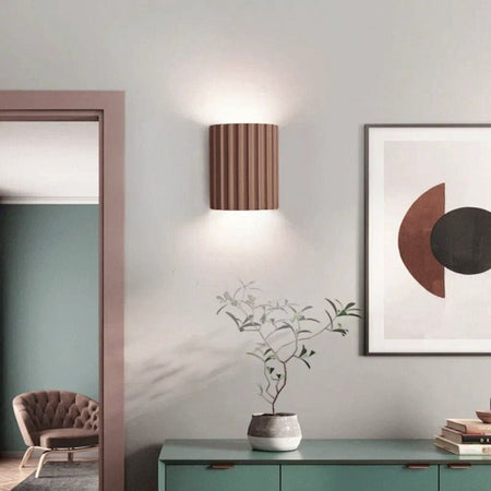 Nordic Minimalist LED Wall Sconce – Playful Pastel Elegance 2