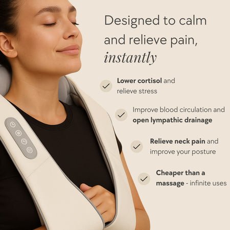Noxa Shiatsu Neck Shoulder Massager – Soothe Tension with Deep Tissue Relief 1