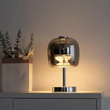 **OpalEdge™ Table Lamp – Futuristic Ambient Lighting** 0