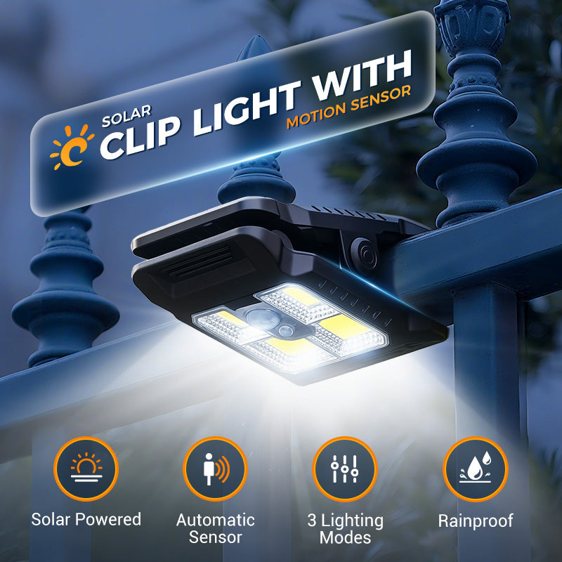 Outdoor Solar Clip Light – Effortless Illumination for Outdoor Safety 0