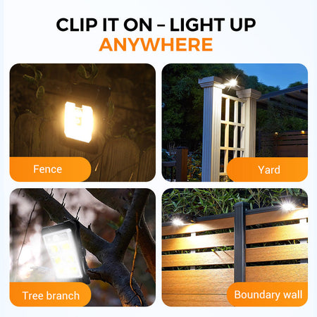 Outdoor Solar Clip Light – Effortless Illumination for Outdoor Safety 3