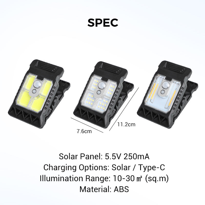 Outdoor Solar Clip Light – Effortless Illumination for Outdoor Safety 7