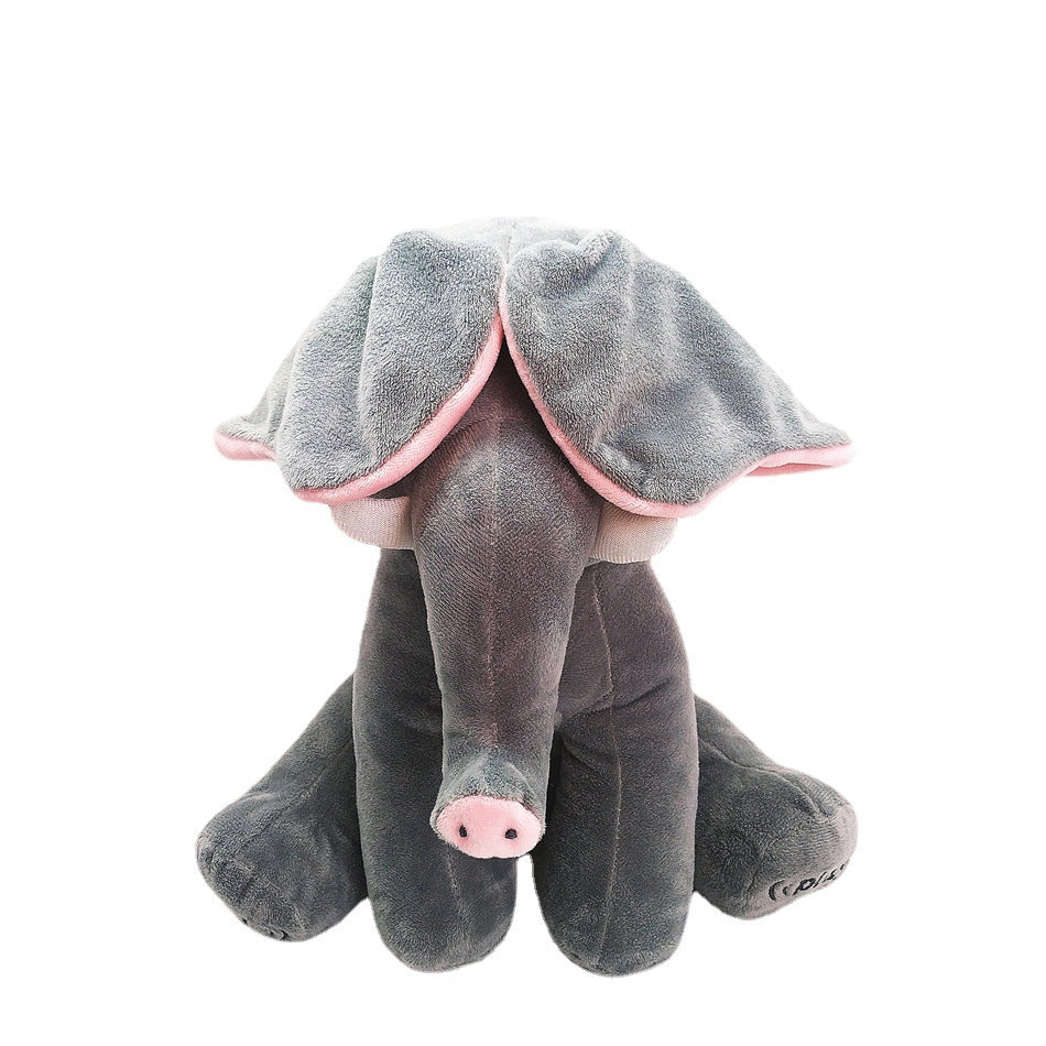Peek-A-Boo Elephant Plush Toy – Interactive Companion for Early Development 2