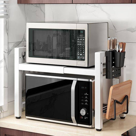 Premium Adjustable Stainless Steel Kitchen Organiser – Maximize Space With Elegant Design 1