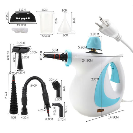 Pressurized Handheld Steam Cleaner – Powerful, Chemical-Safe Multi-Surface Cleaning 8