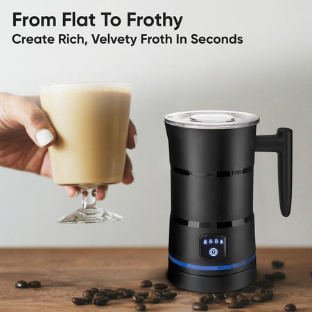 Professional Stainless Steel Milk Frother – Create Luxurious Foam for Every Beverage 4