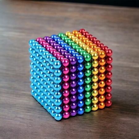 Rainbow Magnetic Balls Set – Vibrant Colors for Creative Play 2