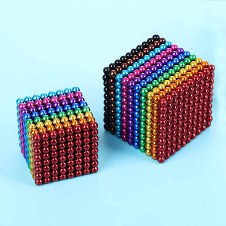 Rainbow Magnetic Balls Set – Vibrant Colors for Creative Play 3