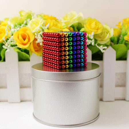 Rainbow Magnetic Balls Set – Vibrant Colors for Creative Play 4