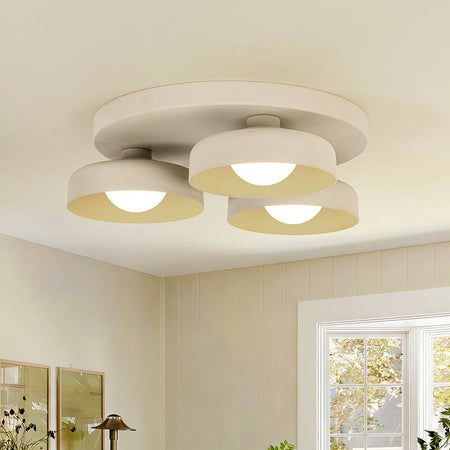 Scandinavian 3-Light Bowl Shade Ceiling Light – Elegant Illumination For Modern Spaces 0