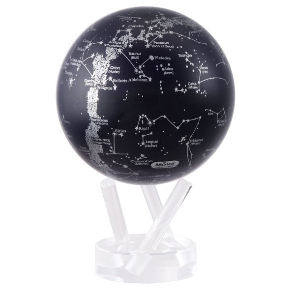 Silver Constellations Mova Globe – Captivating Celestial Motion Display 0