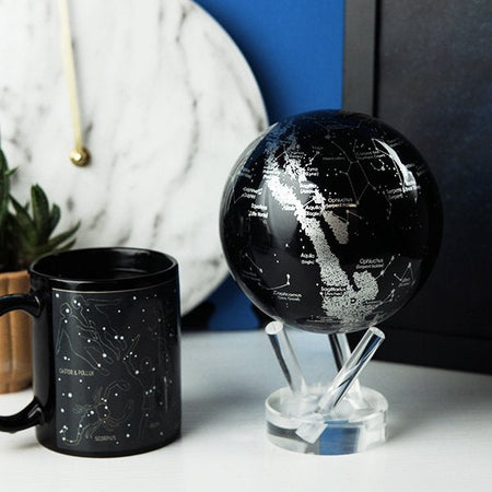 Silver Constellations Mova Globe – Captivating Celestial Motion Display 2