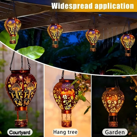 Solar-Powered Hot Air Balloon Lantern – Charming Outdoor Garden Illumination 6