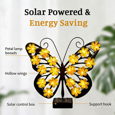 Solar Butterfly Garden Light – Charming Illumination for Outdoor Spaces 5