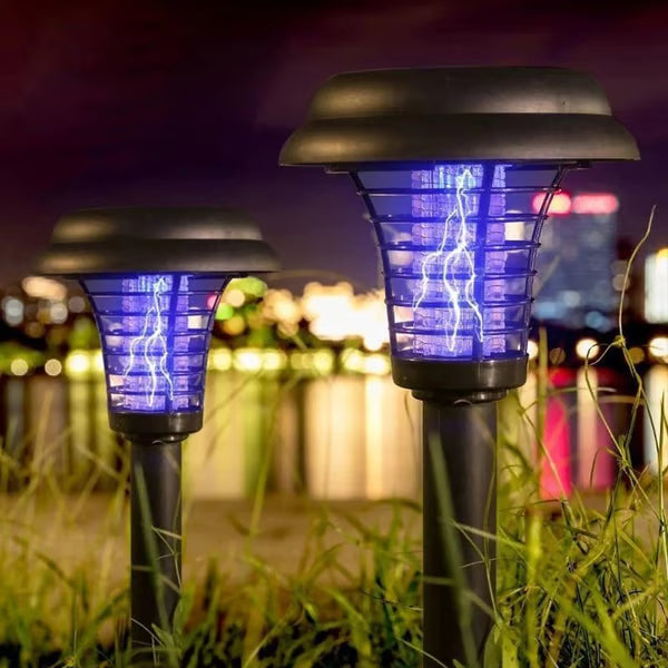 Solar Mosquito Zapper Light – Elegant Outdoor Insect Control 7