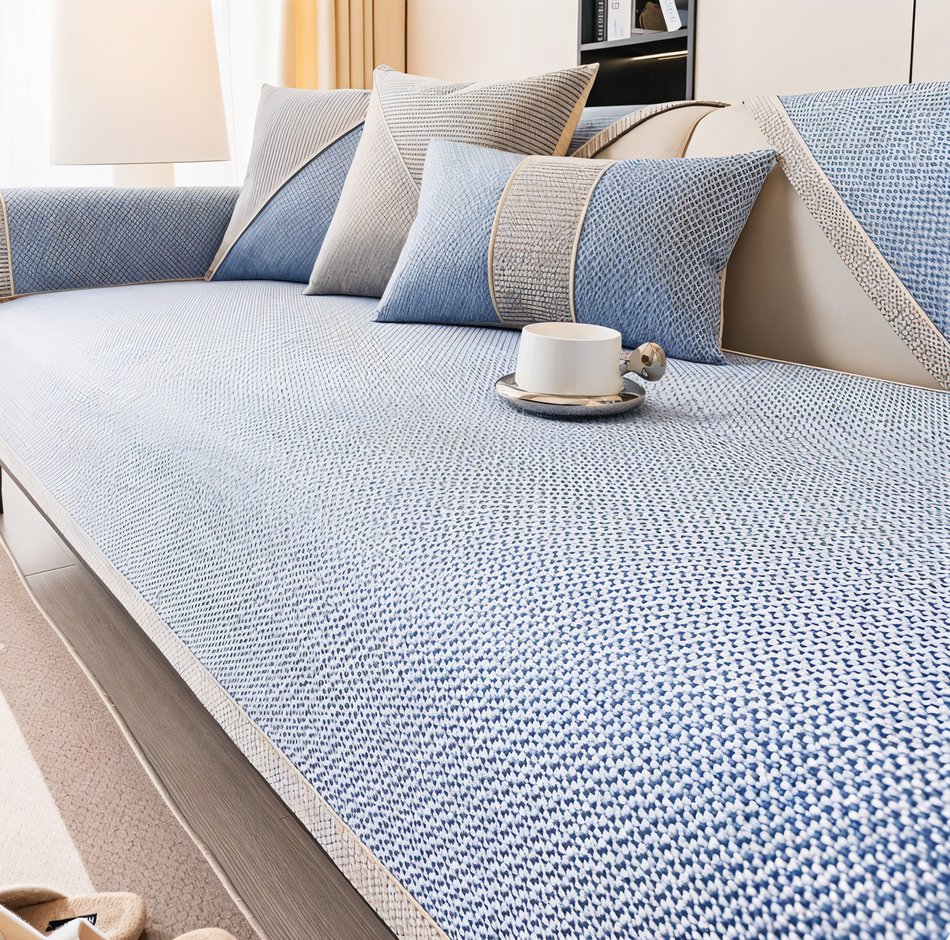Solid Cotton Sofa Cover – Enhance Your Living Space with Elegance 9