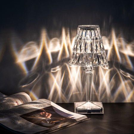 **Sparkling Crystal Lamp** – Elegant Illumination for Any Space 1