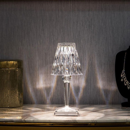 **Sparkling Crystal Lamp** – Elegant Illumination for Any Space 6