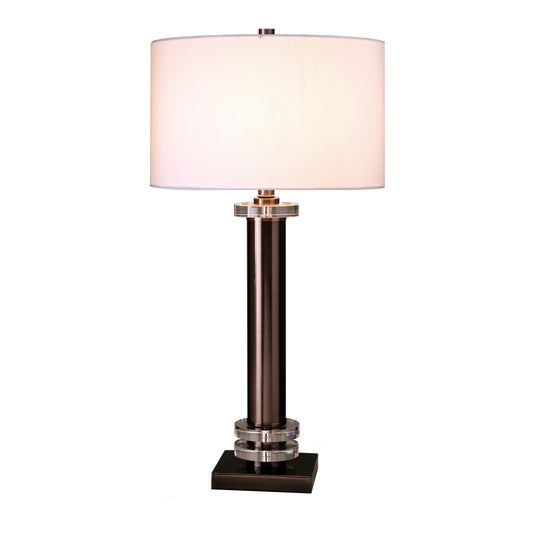 Table lamp with cylindrical base