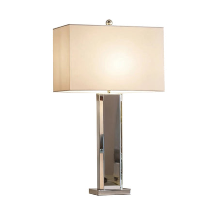Table lamp with rectangular base
