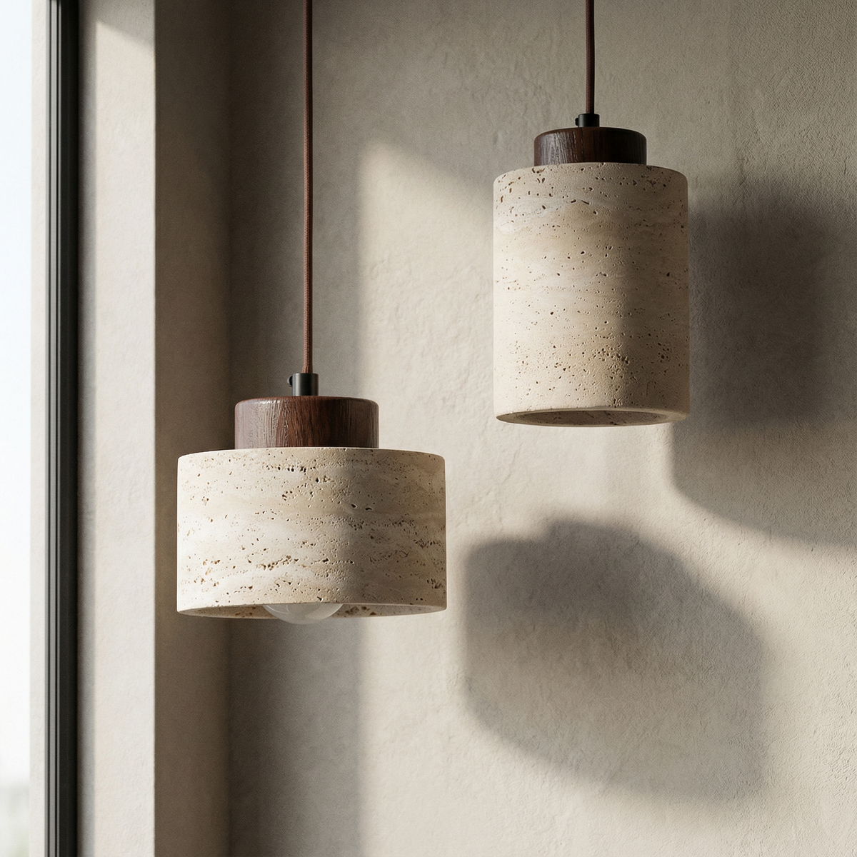 Vidar Modern Stone Pendant Light – Sculptural Design for Cozy Atmosphere 2