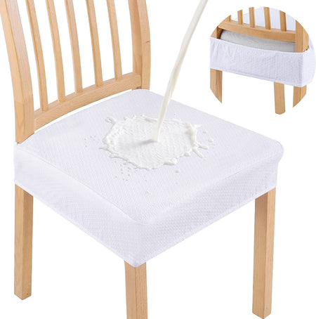 Waterproof Jacquard Dining Chair Cushion Cover – Elegant Shield for Stylish Seating 14