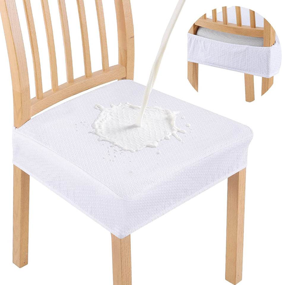 Waterproof Jacquard Dining Chair Cushion Cover – Elegant Shield for Stylish Seating 14