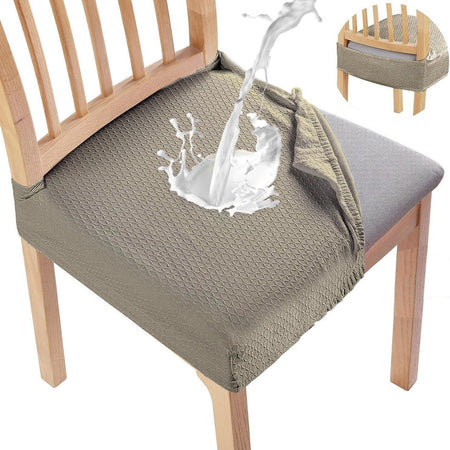 Waterproof Jacquard Dining Chair Cushion Cover – Elegant Shield for Stylish Seating 9