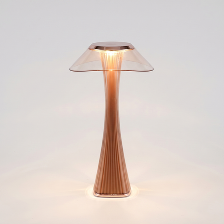 Sculpted flare lamp