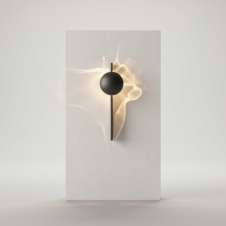 Ripple wall sconce - 180° rotating LED for dynamic wall accent