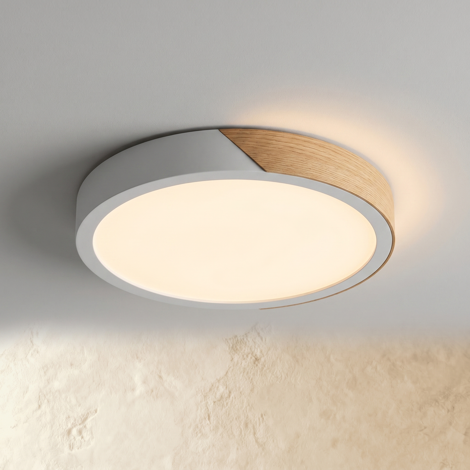 Wood&metal ceiling light